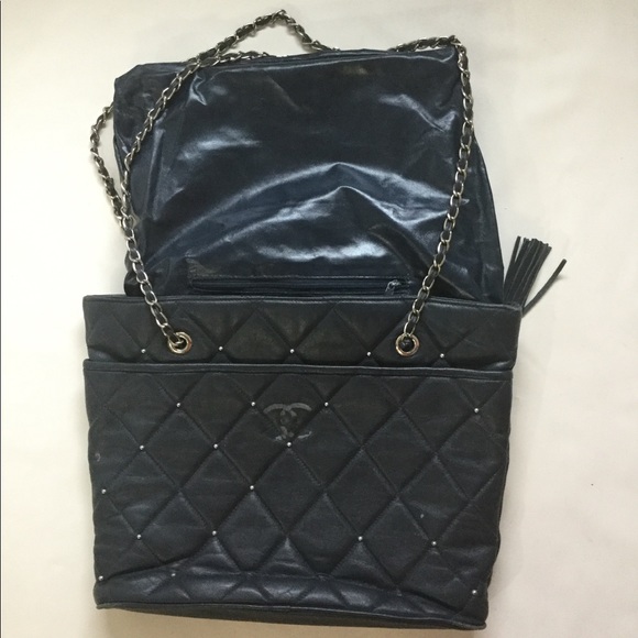 CHANEL Leather Bag, VINTAGE 1960s Made in Paris - Picture 7 of 7